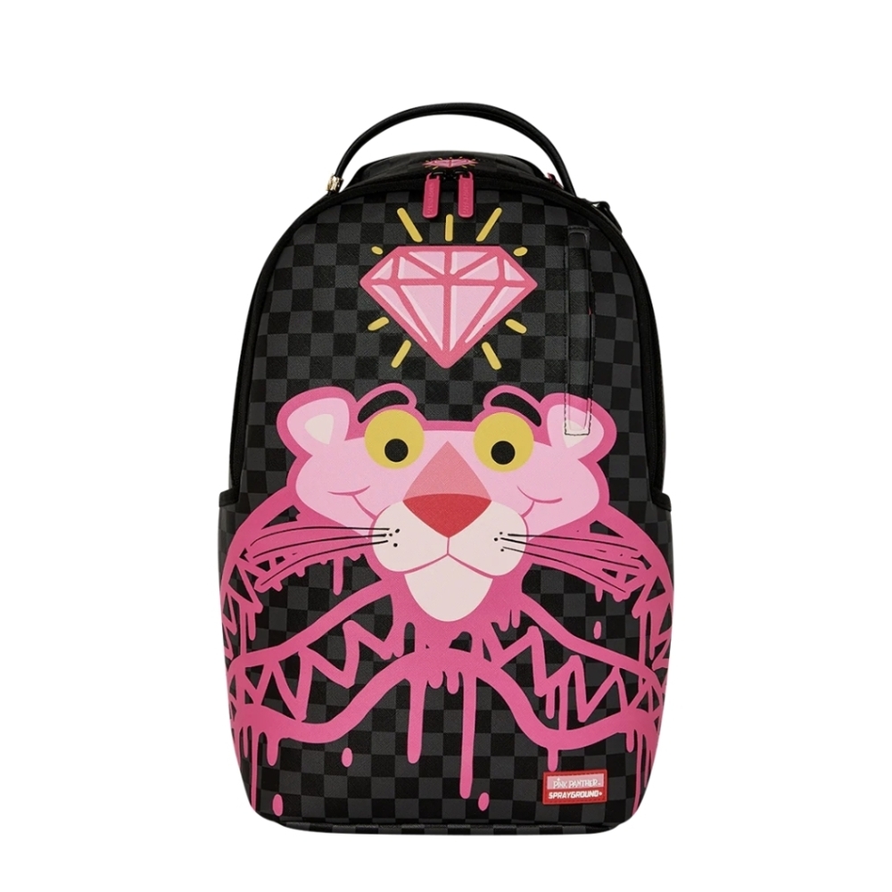 Sprayground Pink Panther Diamond Shark Backpack
